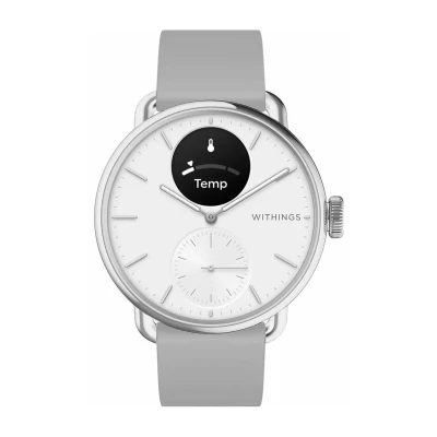 Abbildung von Withings Unisex Hybrid Digitaluhr, Größe: One Size, Silber