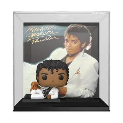 Abbildung von Funko Pop! Albums: Michael Jackson MJ Thriller Vinyl Sammelfigur Geschenkidee Offizielle Handelswaren Spielzeug Für Kinder und Erwachsene Modellfigur Sammler Display