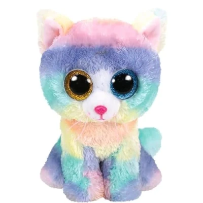 Abbildung von TY Heather the Cat 36250 Beanie Baby Soft Toy Multicoloured, 15cm