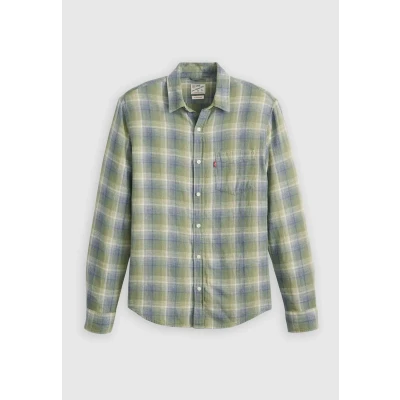 Abbildung von Levi&#039;s Sunset Pocket Standard Hemd, Herren, Größe: Small, Sage