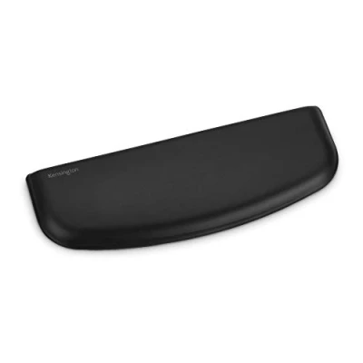 Abbildung von Kensington ErgoSoft Handgelenkauflage für Flache, kompakte Tastaturen, Ergonomisches und einzigartiges Design, Ideal MacBook, iMac, Surface, Destop Computer, Schwarz, K52801EU, 41 x 14 2 cm