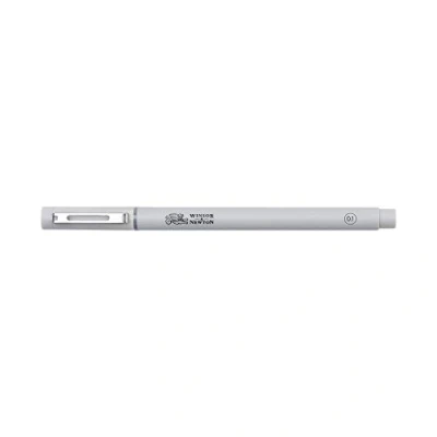 Abbildung von Winsor &amp; Newton 7001039​ Fineliner, Pigment Liner für exakte Linien und Outlines, hohe Qualität, Pigmenttinte, dokumentenecht, lichtbeständig Linenbreite, 0,1 mm in Grau