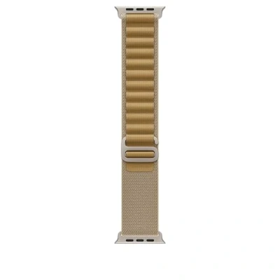 Abbildung von Apple Watch Band Alpine Loop 49 mm Mandel Medium