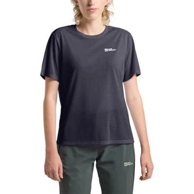 Abbildung von Jack Wolfskin Sport Tshirt, Damen, Größe: Medium, Graphite