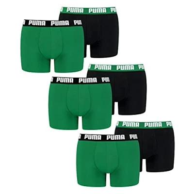 Abbildung von Puma 6 er Pack Boxer Boxershorts Men Herren Unterhose Pant Unterwäsche, Farbe:035 Amazon Green, Bekleidungsgröße:L