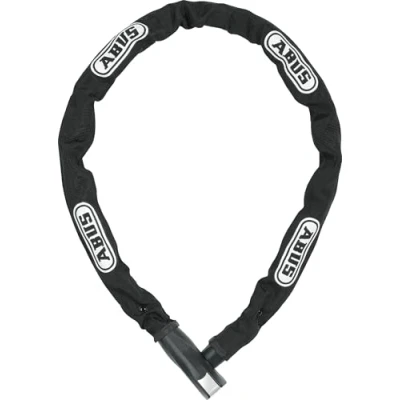 Abbildung von ABUS Kettenschloss Steel O Chain 880 Fahrradschloss aus gehärtetem Stahl Sicherheitslevel 8 Schwarz 110 cm