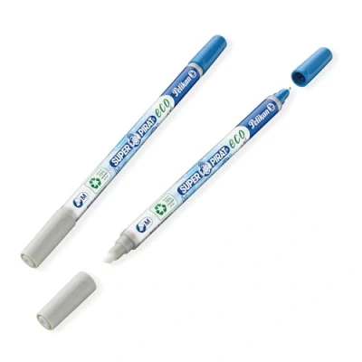 Abbildung von Pelikan Tintenlöscher SuperPirat eco Strichstärke M (Multispitze) Blisterverpackung mit 2 Stück, 1 Stück (2er Pack)