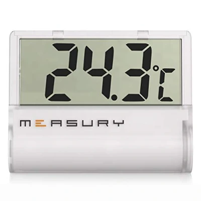 Abbildung von Measury Aquarium Thermometer Digital zum Kleben, Aquarien für Süßwasser und Meerwasser TM11
