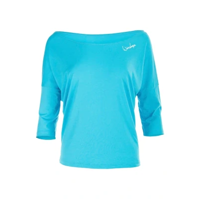 Abbildung von Winshape 3/4 ARM Sport Tshirt, Damen, Größe: XXL, Sky blue