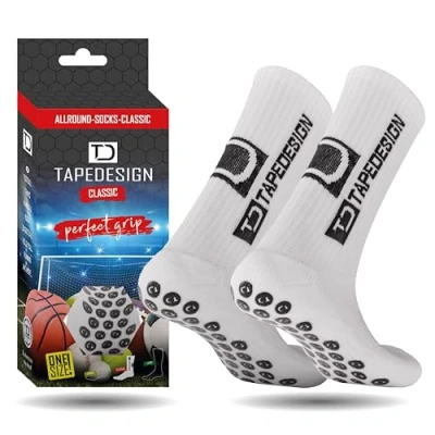 Abbildung von Tapedesign Unisex Allround Classic Socken, Weiß, Einheitsgröße EU