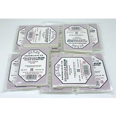 Abbildung von docsmagic.de 10 x 100 Board Card Game Sleeves Clear Slim Standard 65 90 Klar Kartenhüllen
