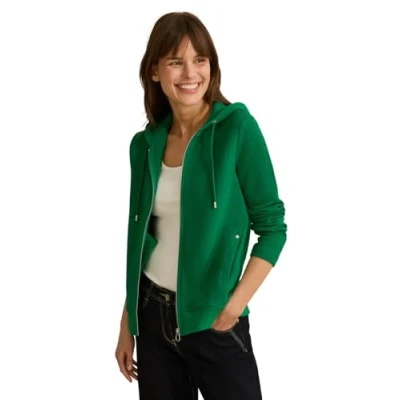 Abbildung von CECIL Damen B322939 Kapuzenjacke, Garden Green, M