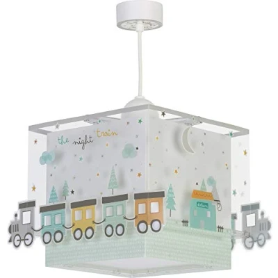 Abbildung von Dalber kinderlampe Pendelleuchte Hängelampe Zug Farben trainieren The Night Train Bunt