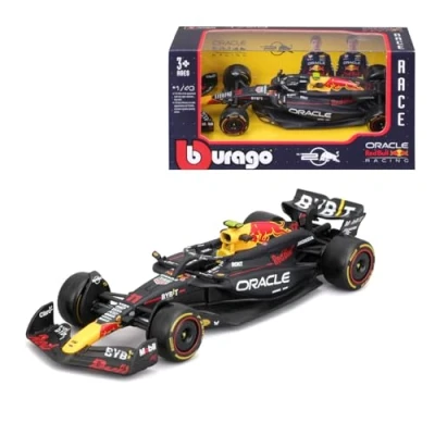 Abbildung von Bburago Red Bull Racing RB20 Sergio Perez #11 2024 Realistisches Modellauto im Maßstab 1:43, gefahren von Pérez, offizielle Lizenz, empfohlenes Alter 3+ Jahre