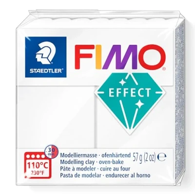 Abbildung von STAEDTLER ofenhärtende Modelliermasse FIMO effect, Transluzent 57 g, weich und geschmeidig, für Einsteiger Hobbykünstler, kompatibel mit soft professional, 8010 014