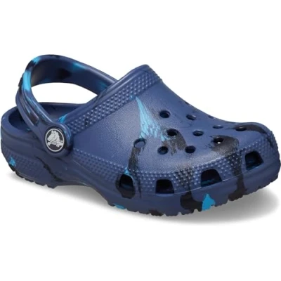 Abbildung von Crocs Unisex Kinder Classic Clog T Holzschuh, Marbled Navy Multi, 22/23 EU