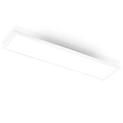 Abbildung von BRILONER LED Deckenlampe flach, neutralweiße Lichtfarbe, 38 Watt, 4100 Lumen, Lampe, Deckenleuchte, Wohnzimmerlampe, Panel, Küchenlampe, Deckenbeleuchtung, 119,5x29,5x6 cm, Weiß