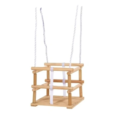 Abbildung von Eichhorn 100004502 Outdoor Gitterschaukel höhenverstellbar 140 210cm TÜV/GS geprüft bis 20 kg belastbar, Birkenholz