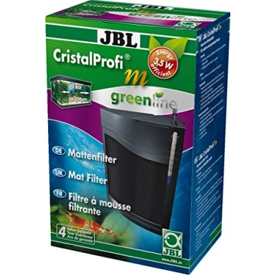Abbildung von JBL CristalProfi m greenline 6096000, Mattenfilter inkl. Pumpe, Für Aquarien von 20 80 l, 1 Stück (1er Pack)
