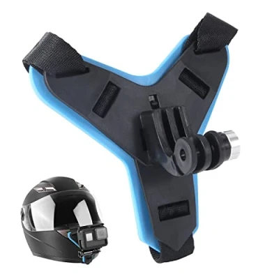 Abbildung von Kamerahalterung für Motorradhelme Action Kamera Helm Mount kompatibel mit GoPro Hero 2018/6/5/4 Motorradhelm Kinnhalterung 9/8/7