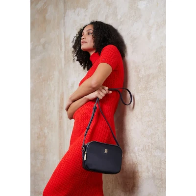 Abbildung von Tommy Hilfiger Poppy Crossover Umhängetasche, Damen, Größe: One Size, Space blue