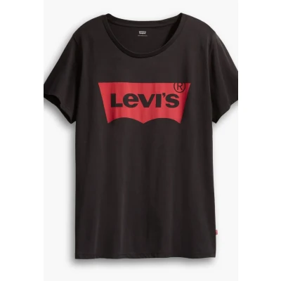 Abbildung von Levi&#039;s Damen Plus Size Perfect Tee T Shirt, Stonewashed Black, 2XL
