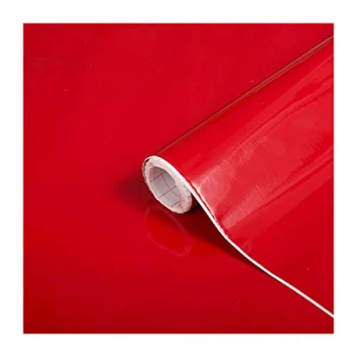 Abbildung von d c fix Möbel Klebefolie Signalrot Hochglanz 67,5 cm x 2 m Möbelfolie selbstklebende Küchenfolie Folierung Küchen Schrank Deko Folie Tisch Tischfolie Fensterbank Küchenfronten glänzend rot