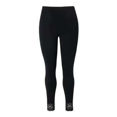 Abbildung von Ulla Popken Damen große Größen Übergrößen Plus Size Leggings, Laceband