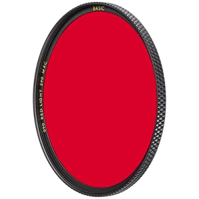 Abbildung von B+W Rotfilter hell 090 MRC Basic 49mm (16x vergütet, Professional), 1102678, Black