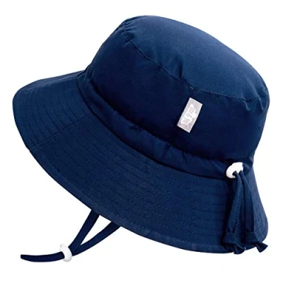 Abbildung von Jan &amp; Jul Kinder Fischerhut, Wasserabweisender Sonnenhut (L: 2 5 Jahre, Navy)