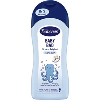 Abbildung von Bübchen Baby Bad, 1000 ml milder cremig weicher Schaum für Babys, pflegendes Kinderbad zur sanften Reinigung zarter Babyhaut, ohne Silikone