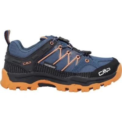 Abbildung von CMP Kids Rigel Low Trekking Shoes Wp Traillaufschuh, Bluesteel Flame, 35 EU