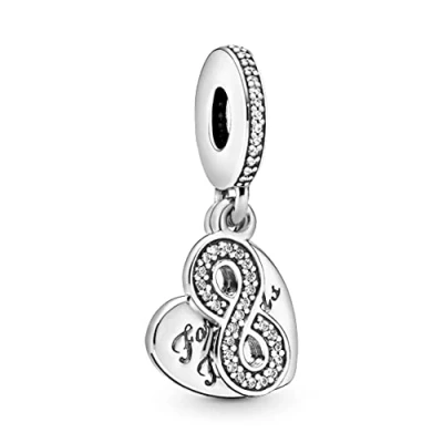 Abbildung von PANDORA Damen Bead 925 Silber Zirkonia weiß 791948CZ, one Size