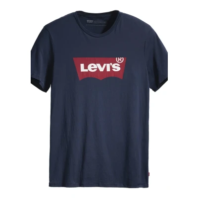 Abbildung von Levi&#039;s Graphic Setin NECK Tshirt print, Herren, Größe: XXS, dress blues