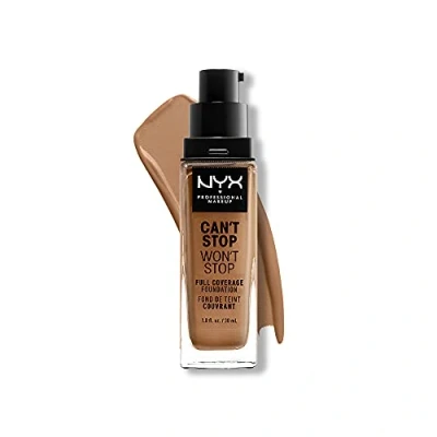 Abbildung von Nyx Professional Makeup CAN ́T STOP WON 24H Foundation Foundation, Damen, Größe: 30 ml, Neutral tan