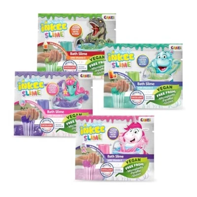 Abbildung von INKEE Bath Slime Mini Bade Glibber Schleim, 20g Schleimpulver mit Vitamin E &amp; Aroma