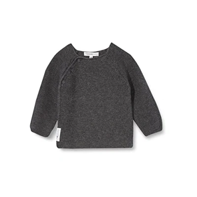 Abbildung von Noppies Baby Unisex U Cardigan Knit ls Pino Strickjacke, Dark Grey melange C238, 62