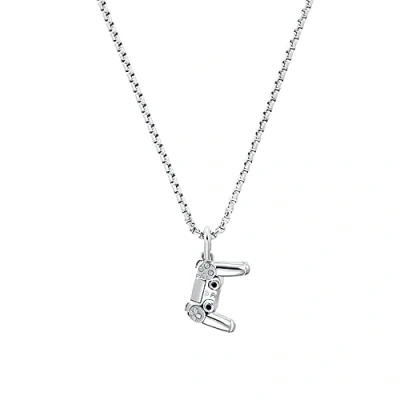 Abbildung von s.Oliver Kette mit Anhänger Edelstahl Jungen Kinder Halsschmuck, 40+3 cm, Silber, Controller, Kommt in Schmuck Geschenk Box, 2032559