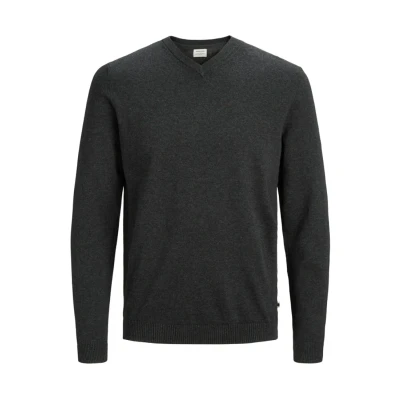 Abbildung von Jack &amp; Jones Jjebasic Strickpullover, Herren, Größe: XXL, Dark grey