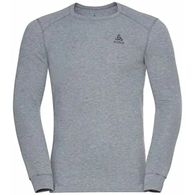 Abbildung von Odlo Active WARM ECO TOP CREW NECK Unterhemd/shirt, Herren, Größe: 54/56, steel grey melange