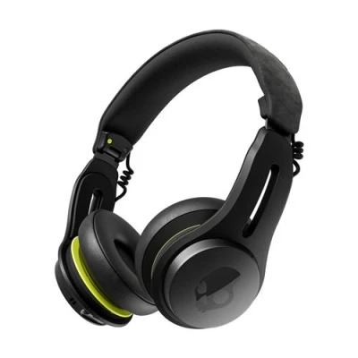 Abbildung von Skullcandy Icon ANC Bluetooth Kopfhörer mit Active Noise Cancelling Schwarz und Neongelb