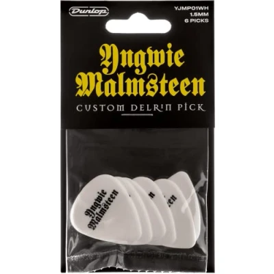 Abbildung von JIM DUNLOP Plektrum Signature Yngwie Malmsteen Delrin 1,5mm 6 Stück, Weiß