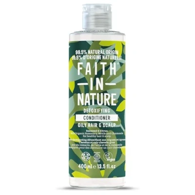 Abbildung von Faith In Nature Natürliche Spülung mit Meeresalgen und Zitrusfrüchten, Entgiftend, Vegan Frei von Tierversuchen, Ohne SLS Oder Parabene, Für Alle Haartypen, 400ml