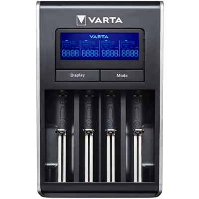 Abbildung von VARTA Akku Ladegerät, Batterieladegerät für AA/AAA, Dual Tech Charger, 4 Lademodi, Temperaturkontrolle &amp; weitere Sicherheitsmaßnahmen, inklusive 1,8m EU Kabel, unbestückt