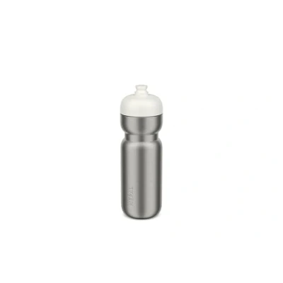 Abbildung von Mepal Edelstahl Trinkflasche Pull Sport Auslaufsicher Mit einer Hand zu halten, öffnen und trinken Leichter Wasserflasche 800 ml Ceramic white