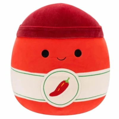 Abbildung von Squishmallows SQCR04132 Illian die Sriracha 30 cm, offizielles Kelly Toys Plüsch, superweiches Kuscheltier