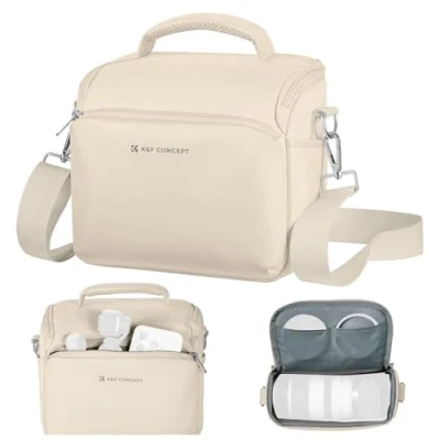 Abbildung von K&amp;F Concept Kamera Rucksack Schultertasche SLR Taschen Umhängetasche Liner Tasche für Fotografen Geeignet den täglichen Gebrauch (Beige)
