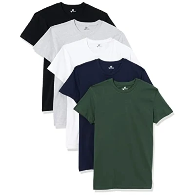 Abbildung von Lower East Herren Le105 T Shirt, 1x Schwarz/ Dunkelgrün/ Dunkelblau/ Hellgrau Melange/ Weiß, L EU