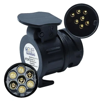 Abbildung von CCLIFE Anhänger Adapter 13 Polig auf 7 für PKW und 12V