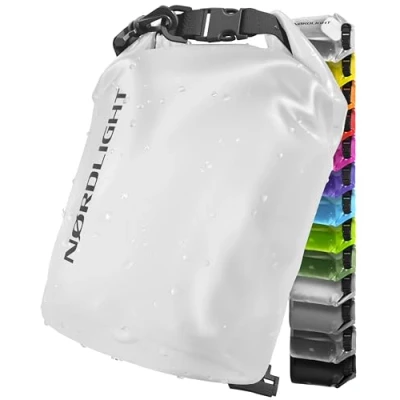 Abbildung von Nordlight Dry Bag 15L Wasserdichter Beutel (Weiß) Packsack Mit Roll Top Verschluss Und Schultergurt Schwimmen, Baden, Strand, Kanu, Stand Up Paddling, Tauchen